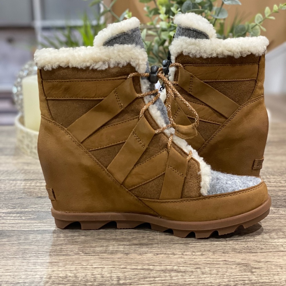 🆕 Sorel Joan of Arctic Wedge II Cozy Boots - Picture 8 of 11